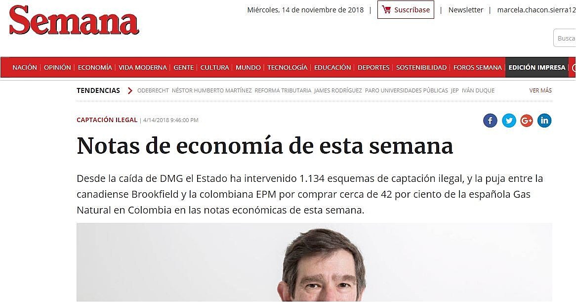 Notas de economa de esta semana